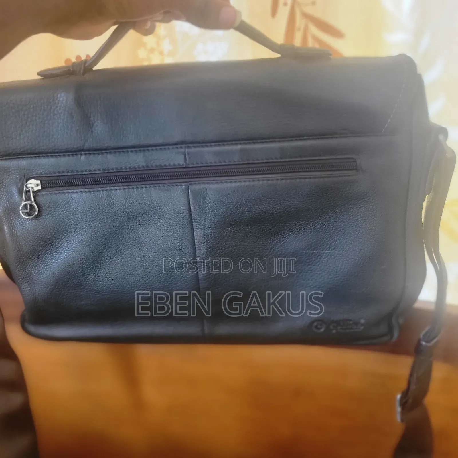 Original Goldlion Leather Briefcase – Brownoffice Laptop Bag(Uk Used)