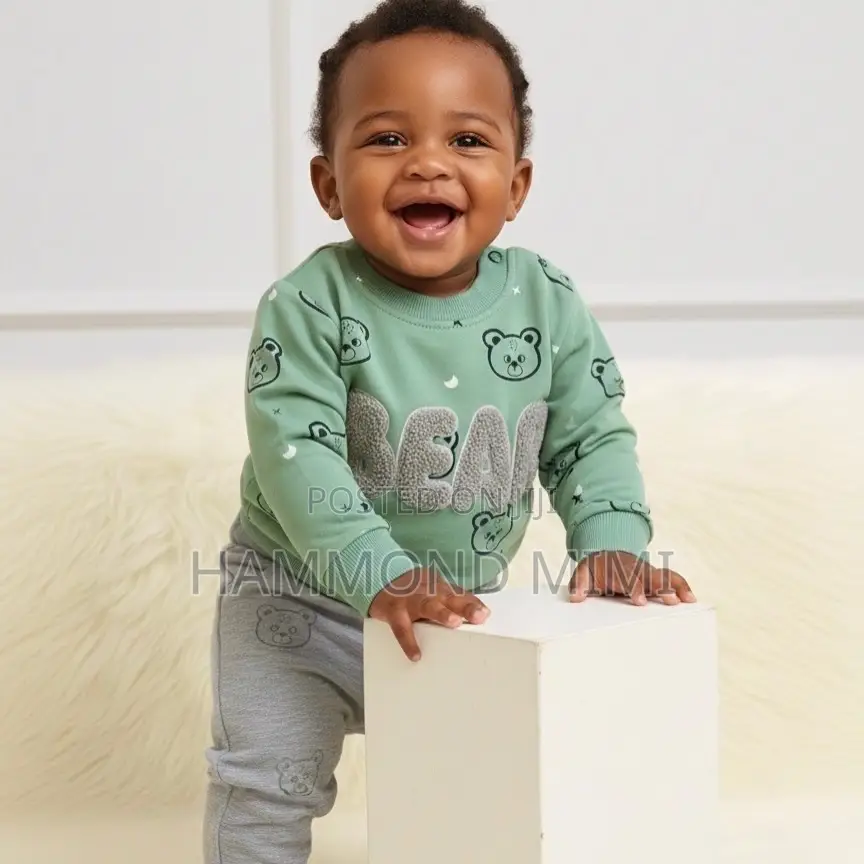 2piece Baby Boy Sweatshirt and Sweatpants Set