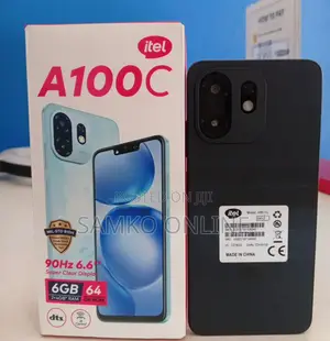 New Itel A100C 64 GB Black