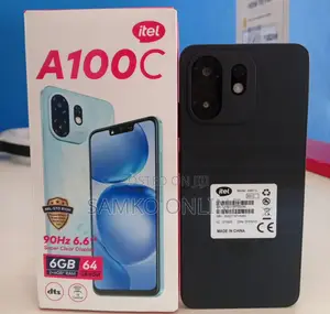 New Itel A100C 64 GB Black