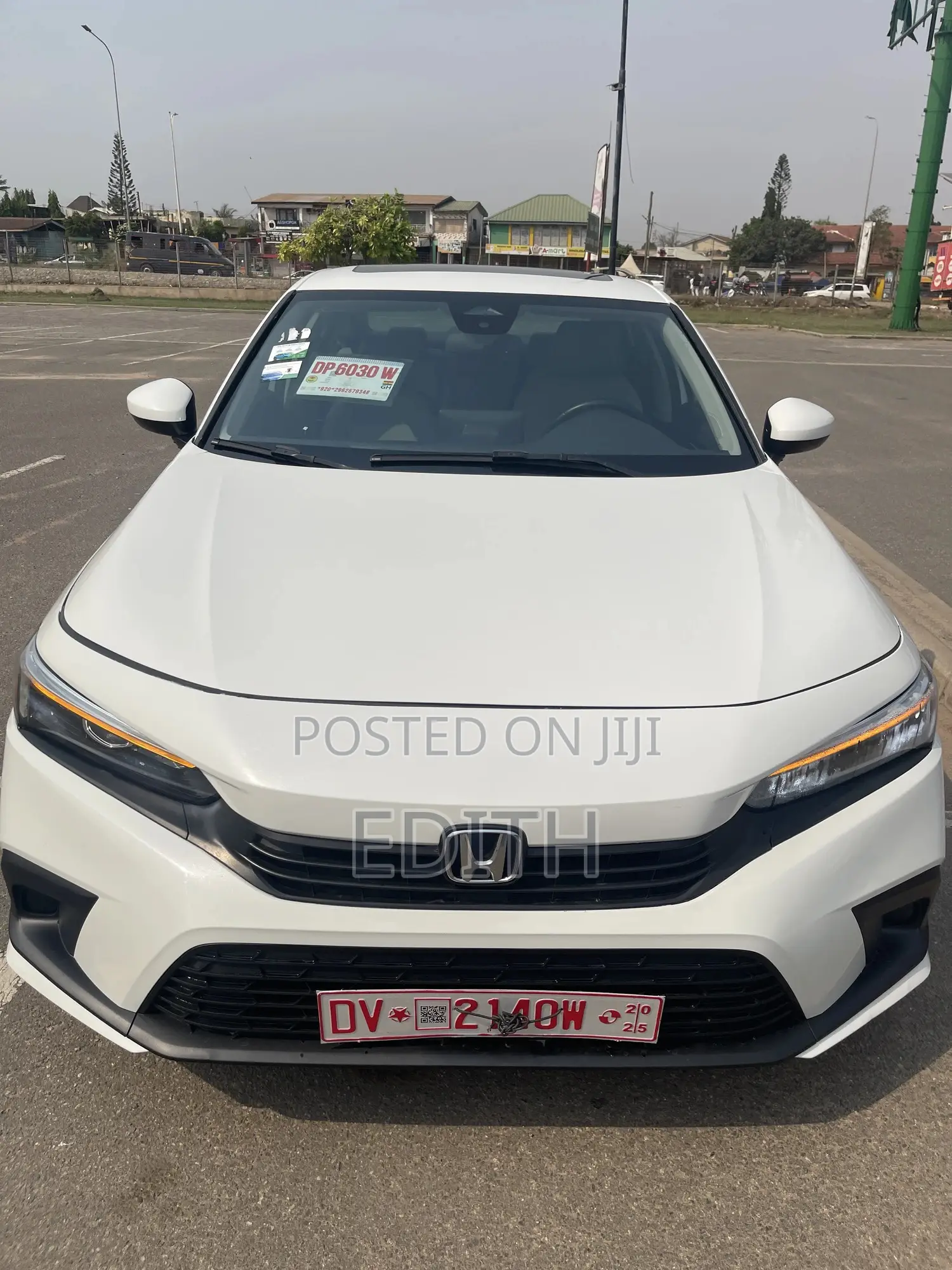 Honda Civic EX-L 2022 White