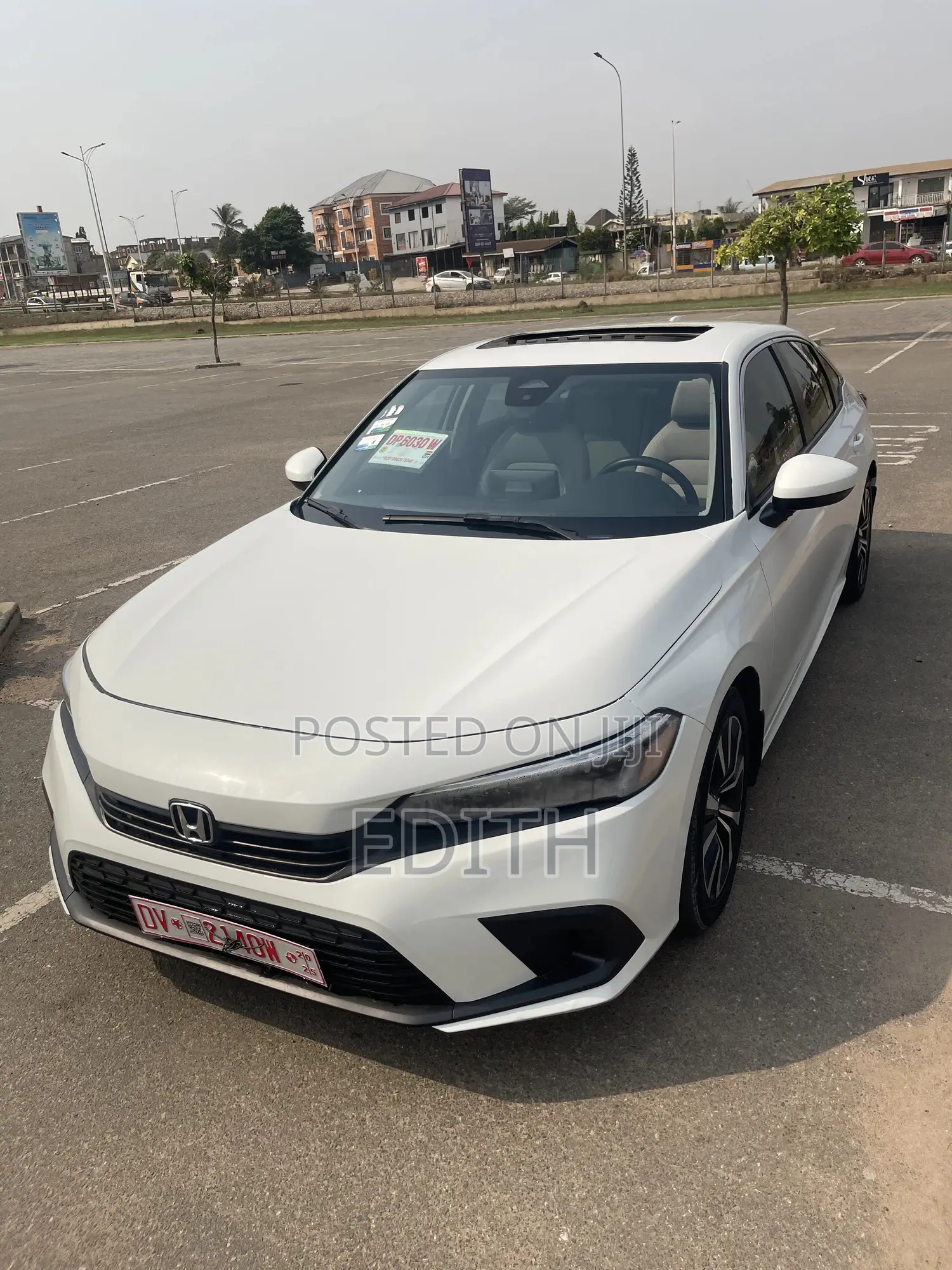 Honda Civic EX-L 2022 White