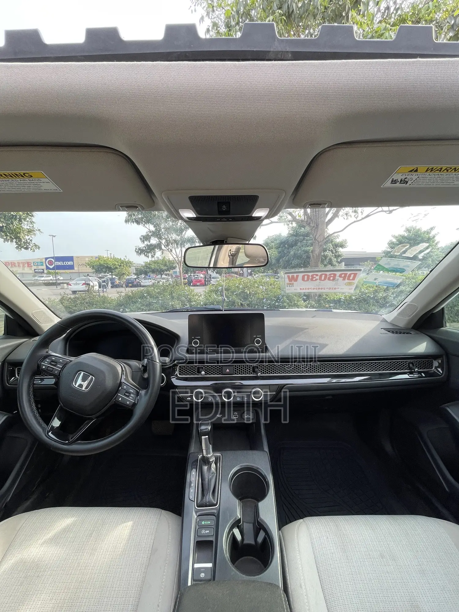 Honda Civic EX-L 2022 White