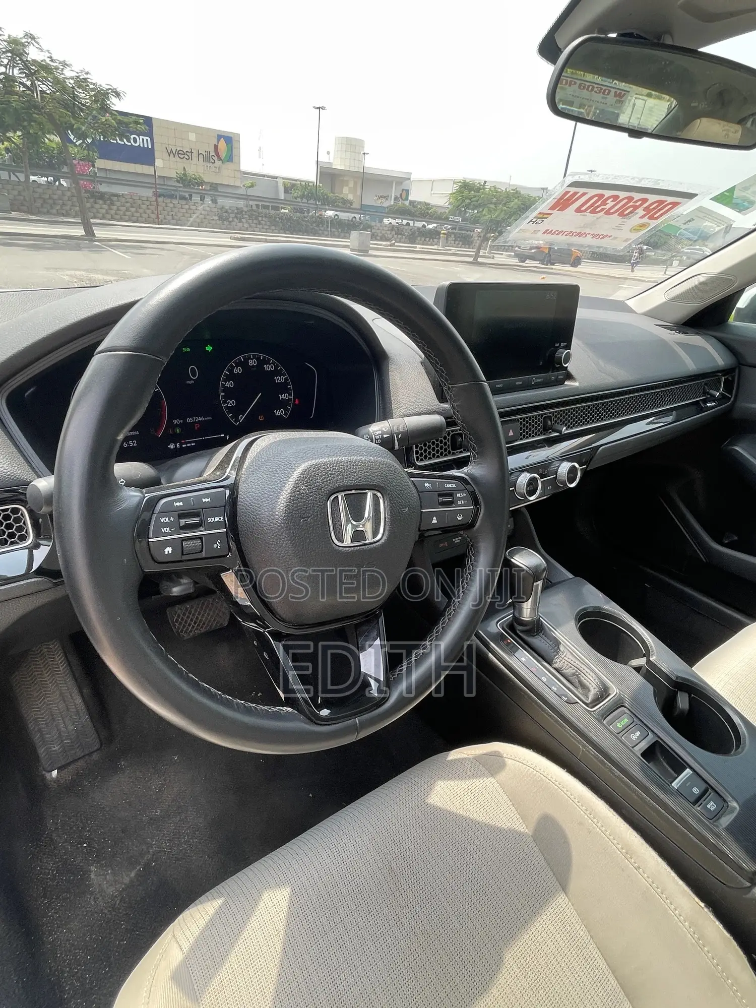Honda Civic EX-L 2022 White