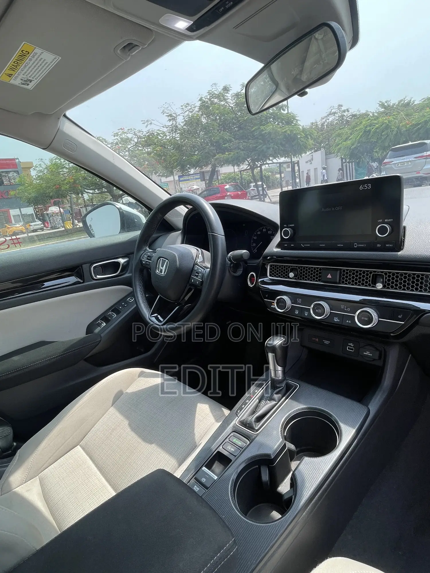 Honda Civic EX-L 2022 White