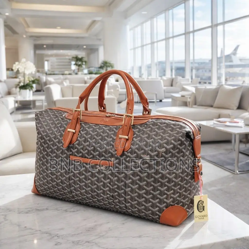 Goyard Quality Unisex Traveling Duffel Leather Bag