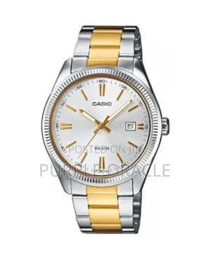 Casio Enticer Datejust Mpt -1302 Psg Watch