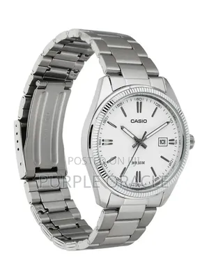 Sliver Casio Enticer Men's Analog Watch