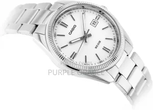 Sliver Casio Enticer Men's Analog Watch