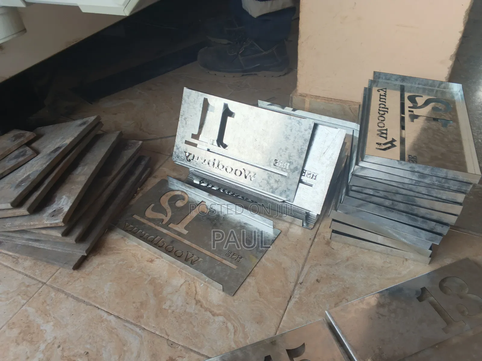 CNC Laser Metal Plate Design