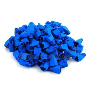 100pcs Net Cable Head Protective Cover, Rj45 Cable Connector Sheath