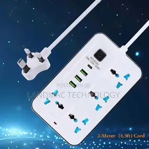 3 Usb Ports 1 Type-C, Power Hub, Power Extension Socket