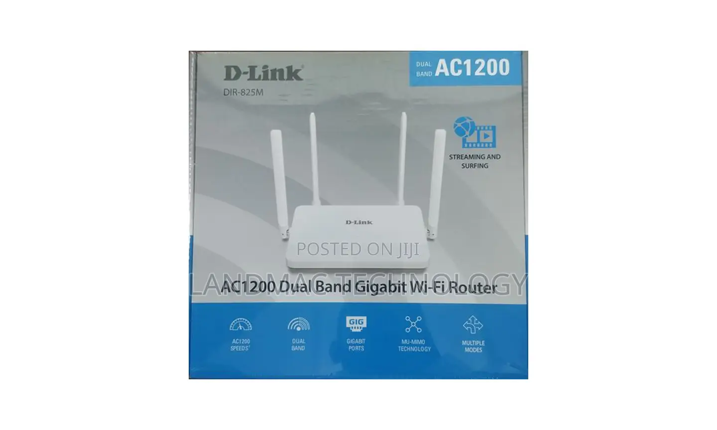 D-Link (Dir-825m) Ac1200 Wi-Fi Gigabit Router