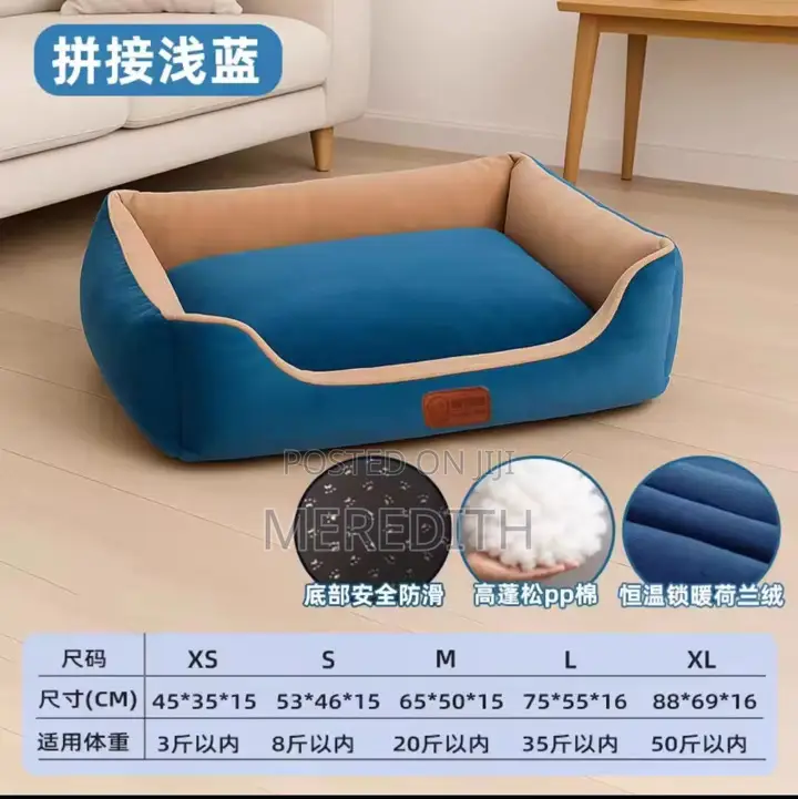 Luxury Linen Pet Bed Small