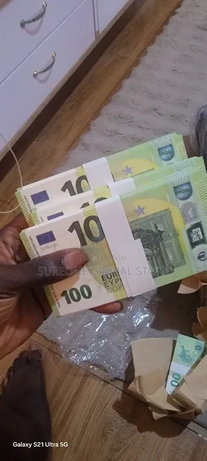 Money Props Dollar and Euro