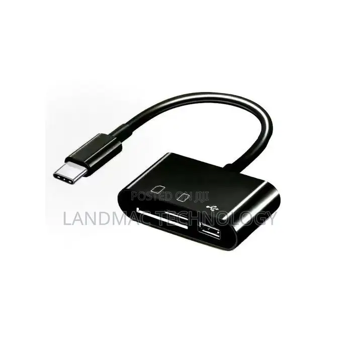 Usb 3.0 Type-C 3-in-1 Otg Card Reader for Phone Computer