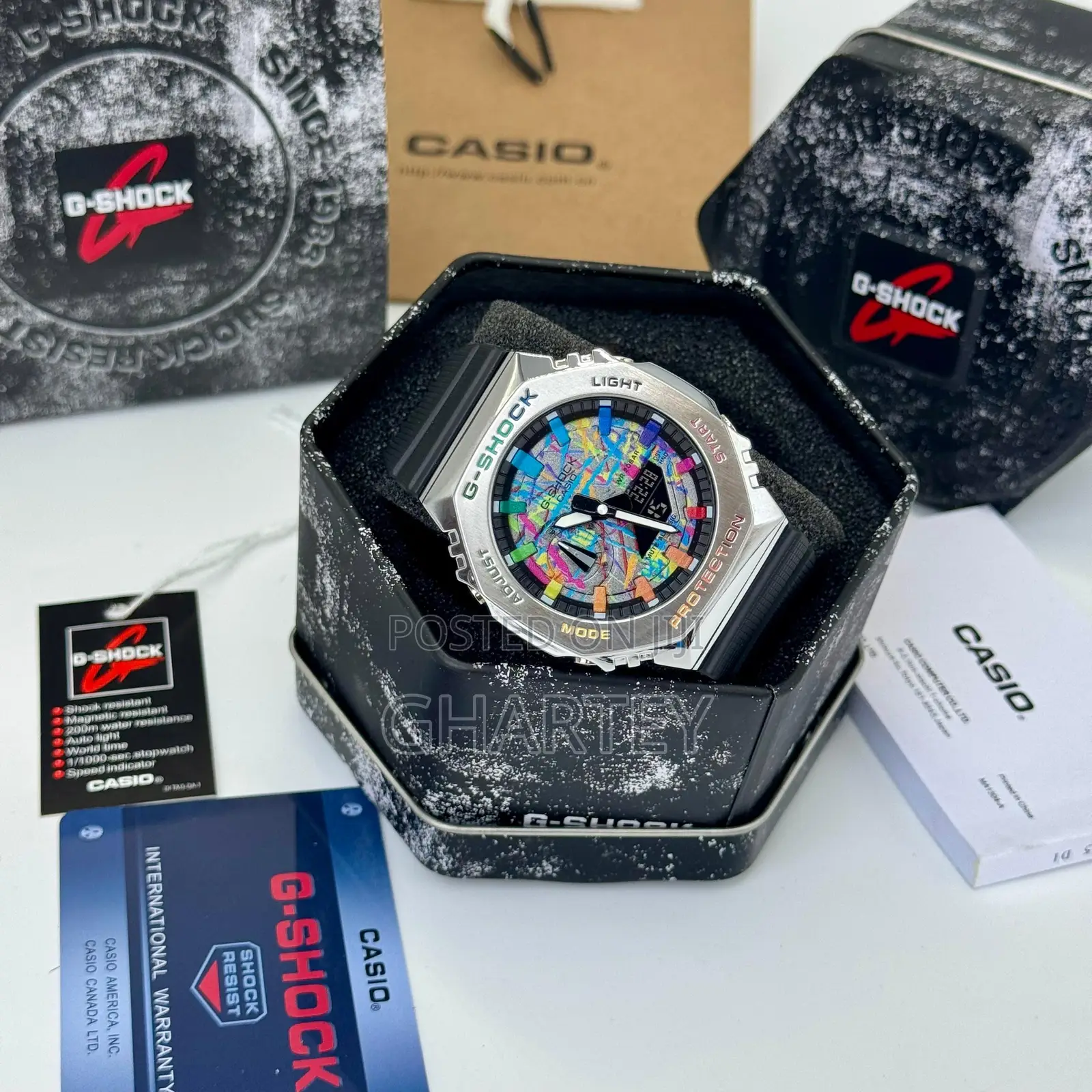 G-Shock Prism Dial Edition – Rugged Style Chronograph Watch