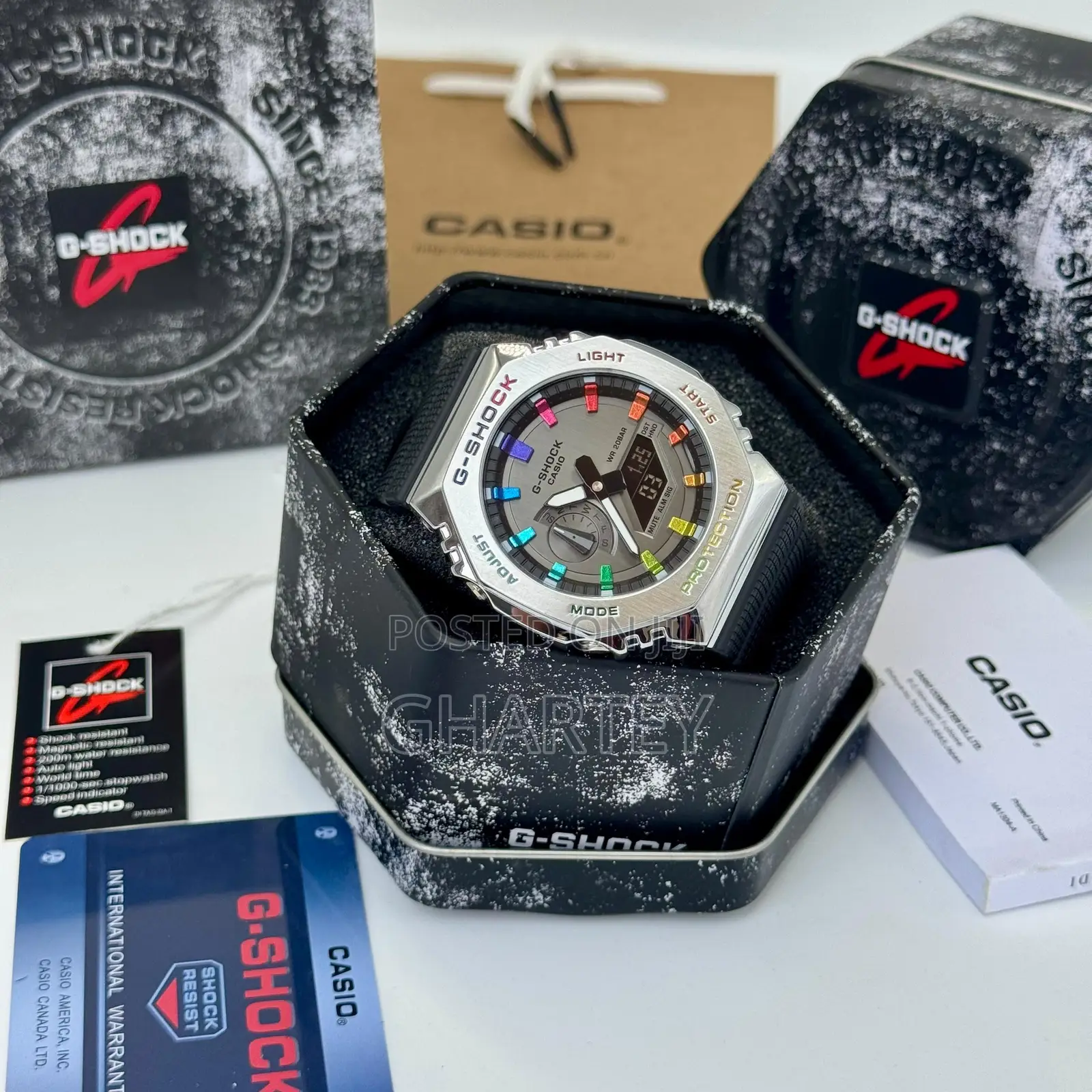 G-Shock Prism Dial Edition – Rugged Style Chronograph Watch