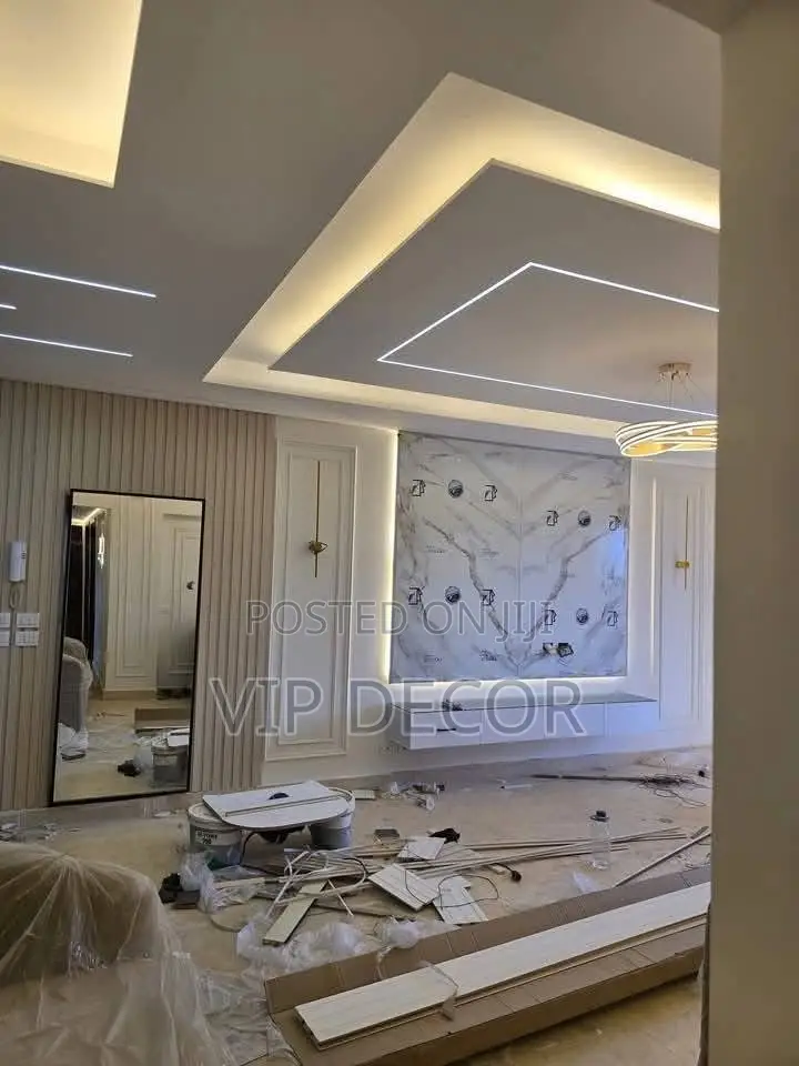 P.O.P Ceiling With Vip Decor