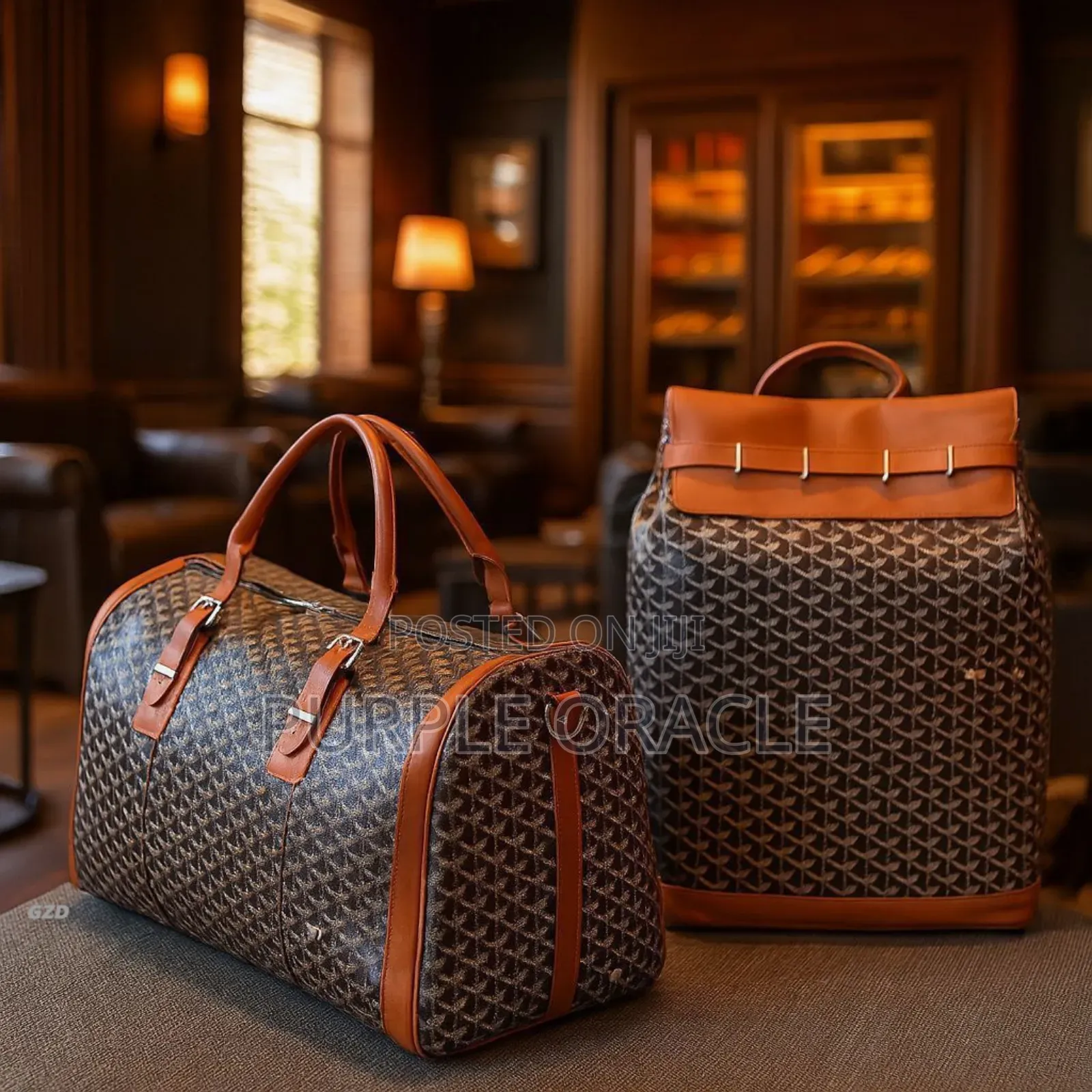 Goyard Backpack and a Duffel Bag Sets