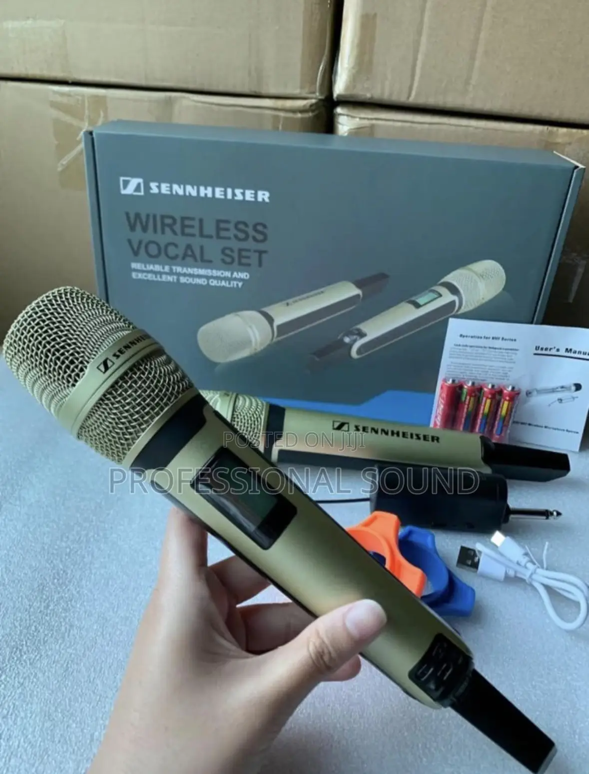 Sennheiser Skm9000 Handheld Wireless Microphone Set.
