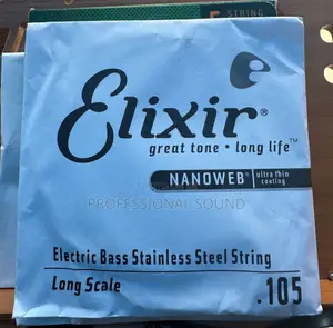 Elixir Stainless Steel 5-String Electric Bass Guitar Strings
