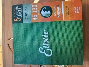 Elixir Stainless Steel 5-String Electric Bass Guitar Strings
