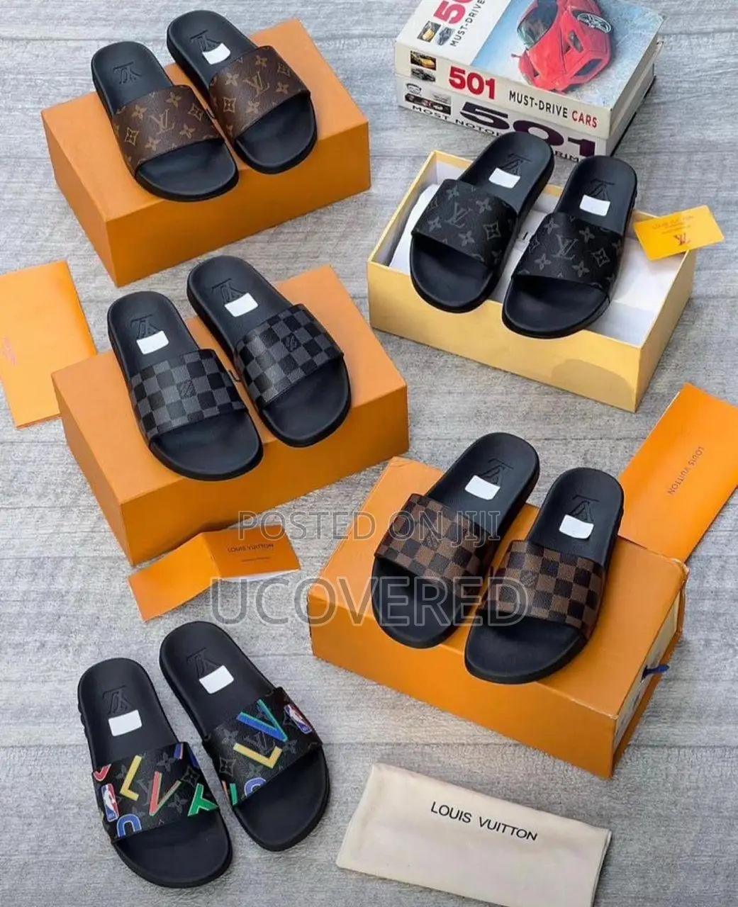 Louis Vuitton Quality Unisex Slides/Slippers