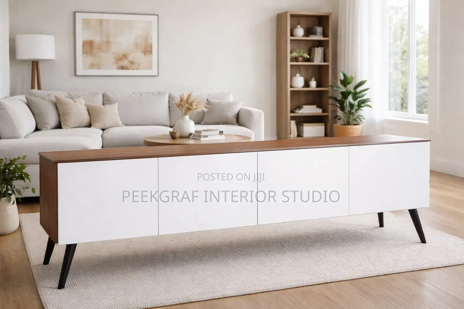 Month End Promo Brown Standing Tv Console