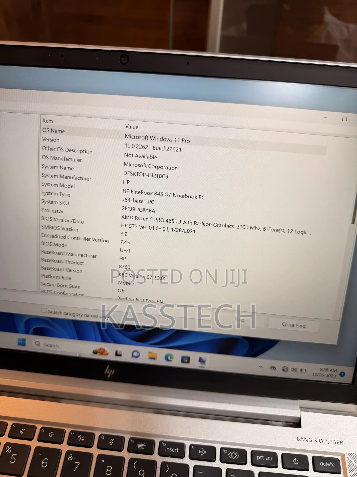 Laptop HP EliteBook 845 G7 8GB AMD Ryzen 5 SSD 256GB