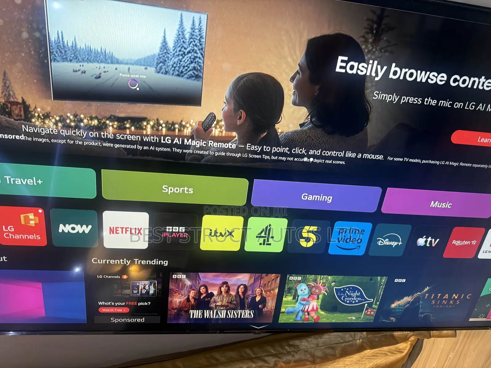 Uk Used 75 Inches Lg Smart Satellite Tv