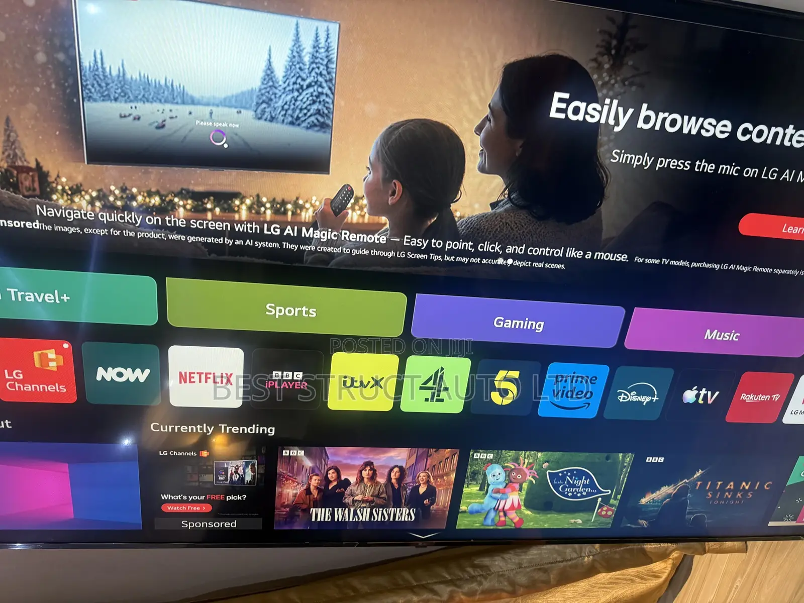 Uk Used 75 Inches Lg Smart Satellite Tv