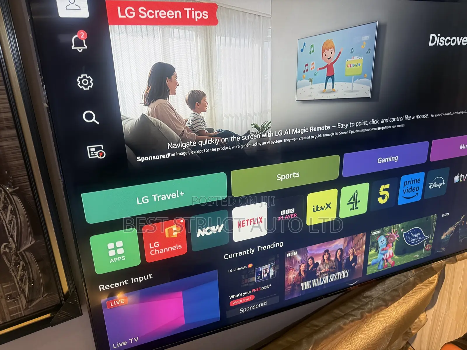 Uk Used 75 Inches Lg Smart Satellite Tv