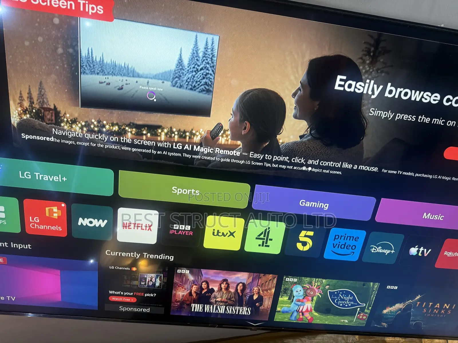 Uk Used 75 Inches Lg Smart Satellite Tv
