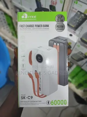 Iyke Sk-C9 60000mah Fast Charge Power Bank.