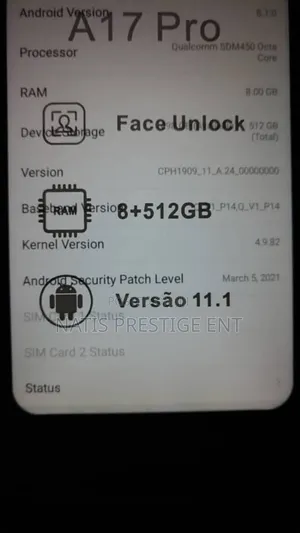 Oppo A17 128 GB Black