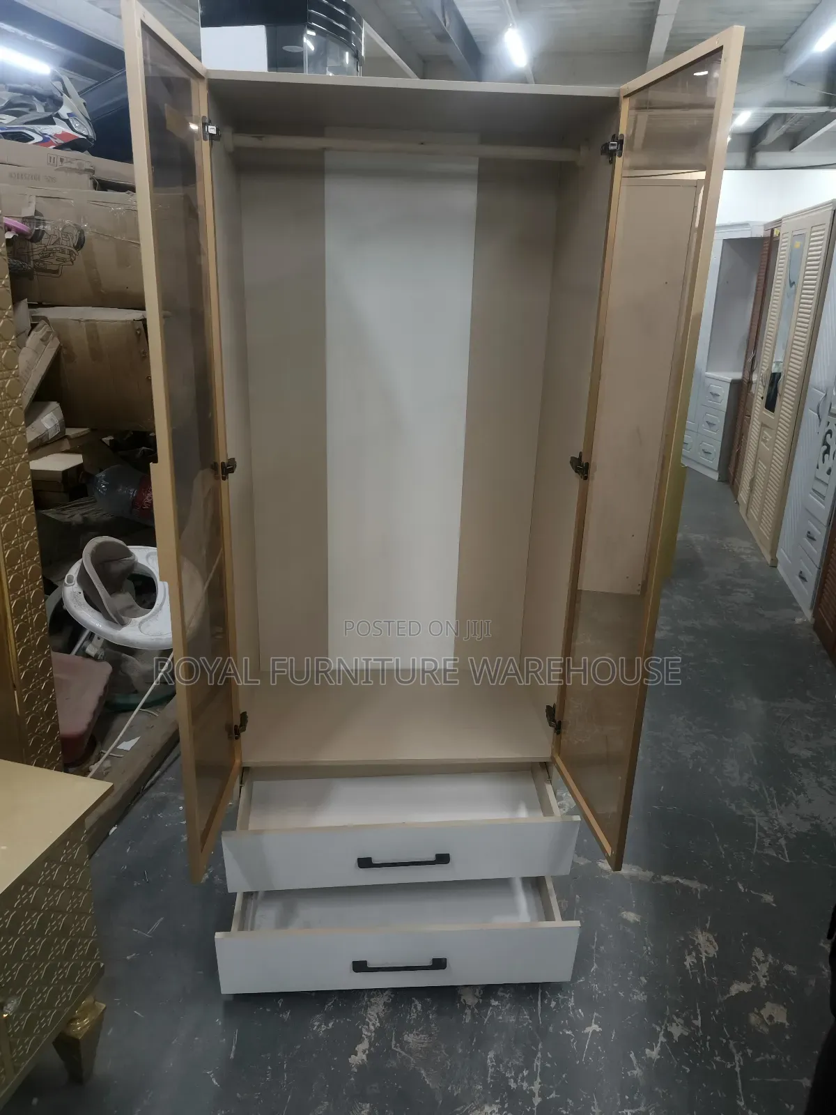 Modern Wardrobe or Clothing Armoire