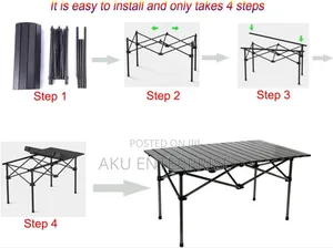 Portable Utility Table Length: 95cm