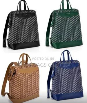 Original Designer Leather Laptop Backpack