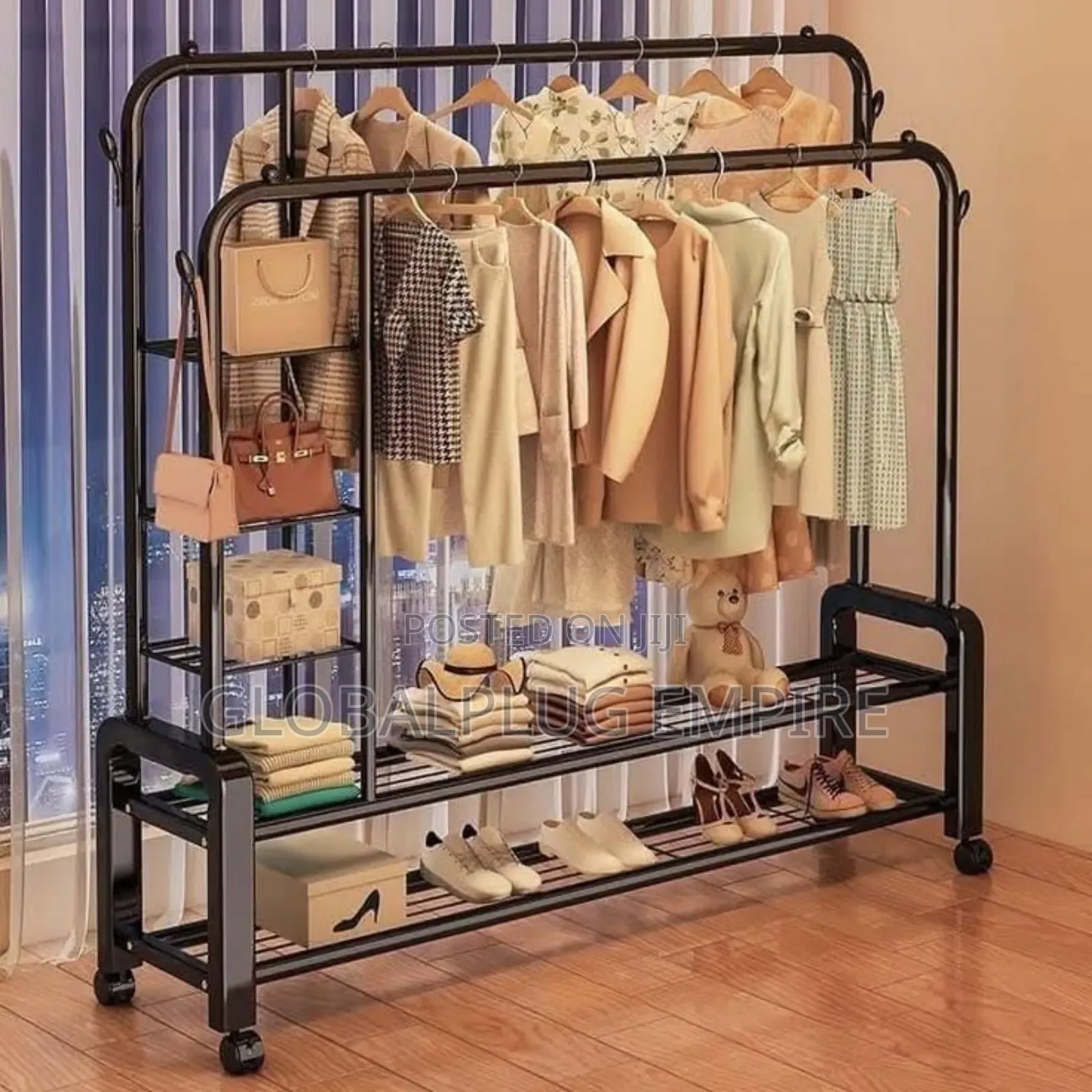 Multifunctional Double Shoe/Cloth Rack
Strong • Durable • Spacious