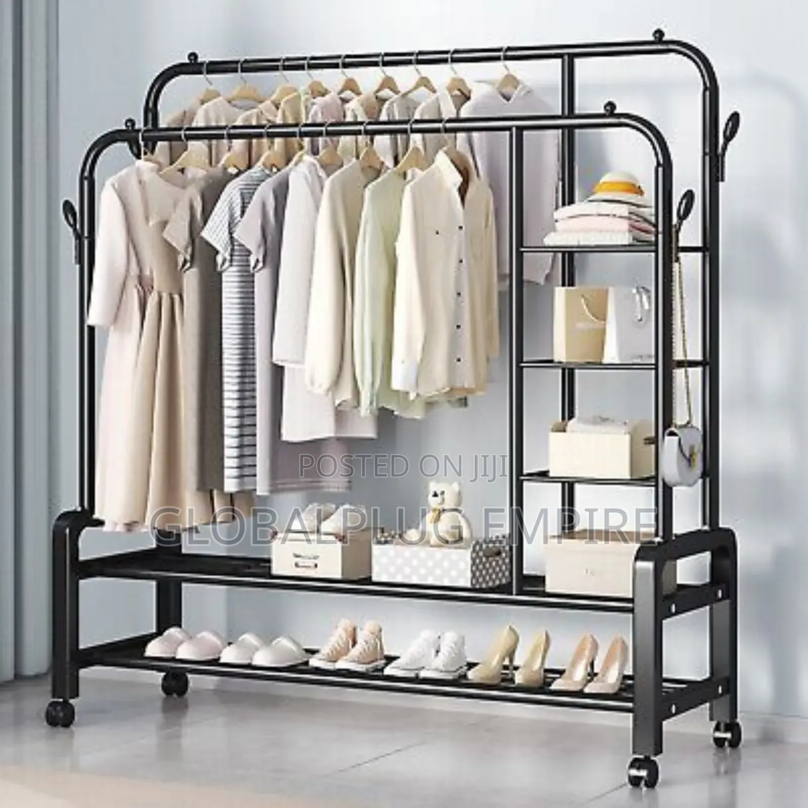 Multifunctional Double Shoe/Cloth Rack
Strong • Durable • Spacious