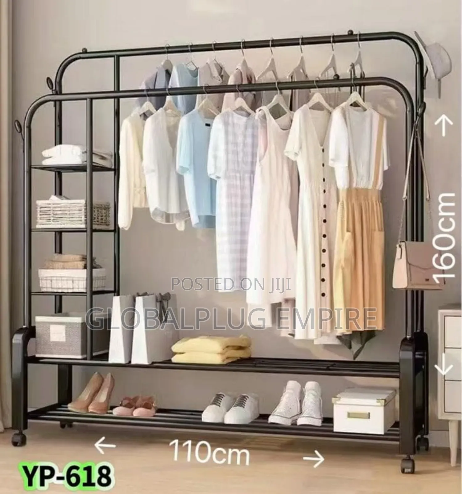 Multifunctional Double Shoe/Cloth Rack
Strong • Durable • Spacious