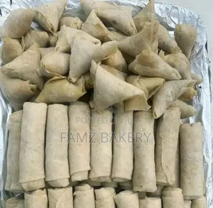 Frozen Spring Rolls and Samosas