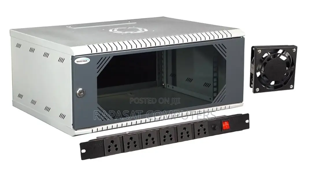 4u Network Server Rack With Fan, Tray And Pdu