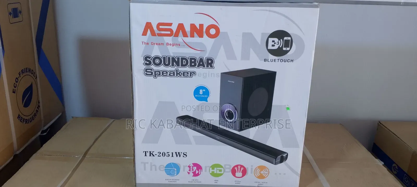 Asano Tk-2051ws - Sound Bar - Speaker
