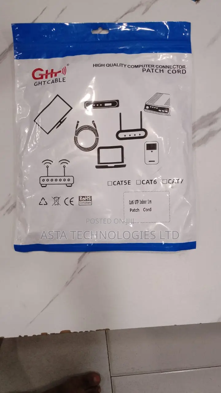 Patch Cord Cat6 Cable 1mtr