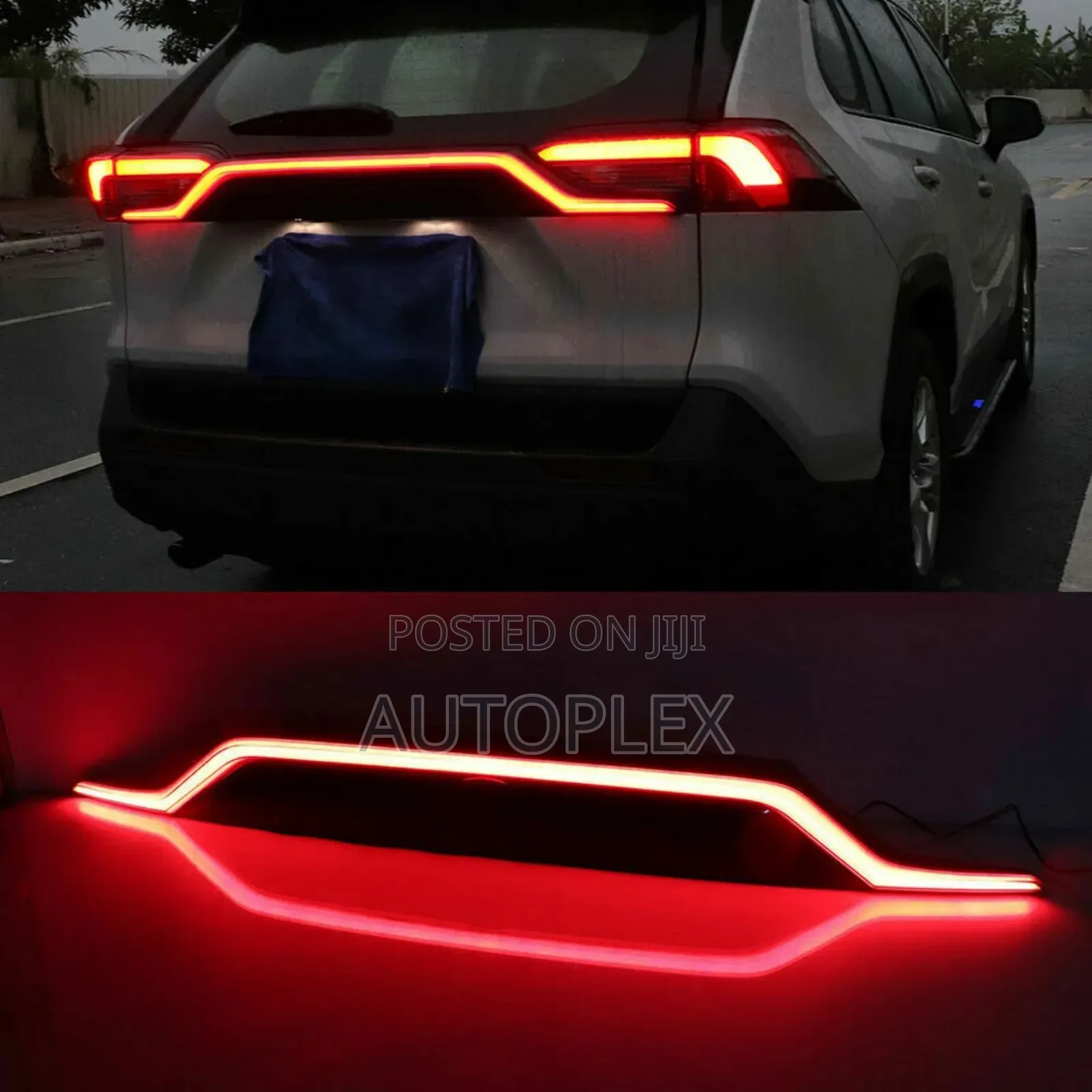 Rare Door Trunk Led Taillight Break Lamp Bar for Toyota Rav4 2019-2024