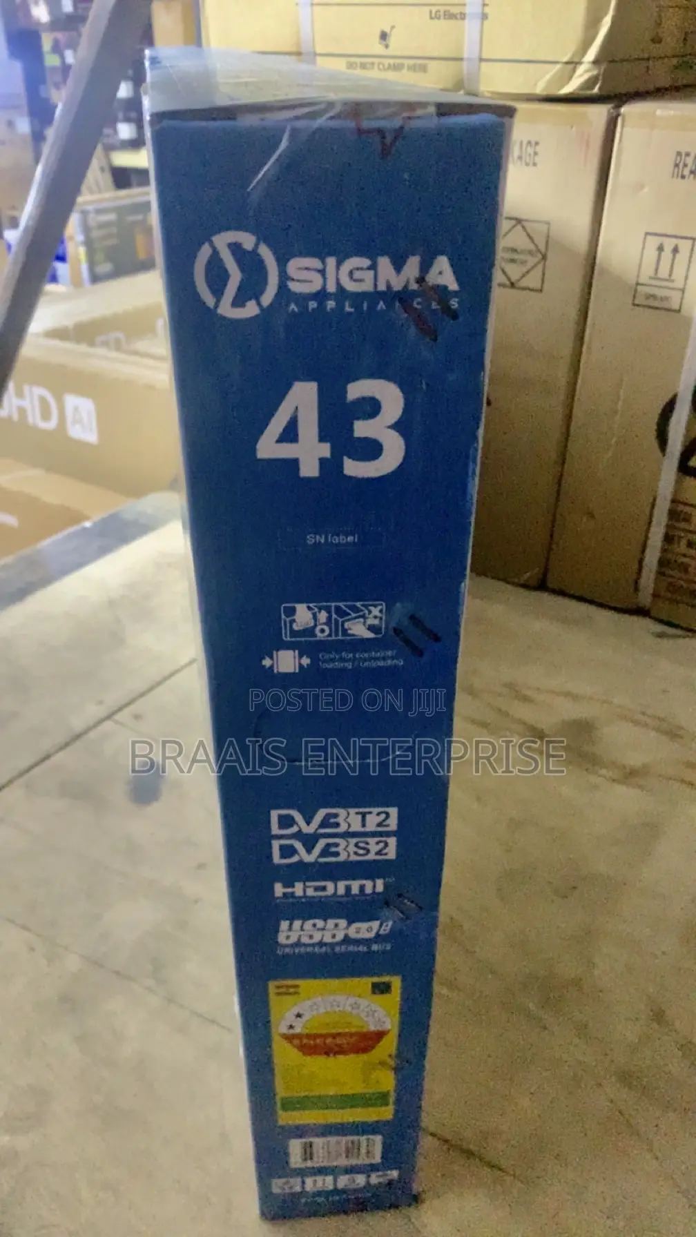Sigma 43′′ FHD Smart Android Frameless Satellite Tv