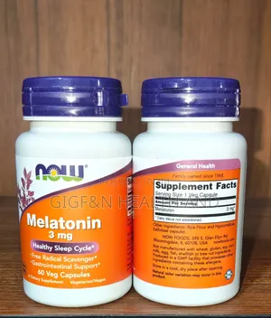 Melatonin, 3mg, 60 Vegcapsules ( Sleep Support)