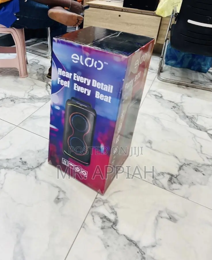Order Quality Eldo Pb1-100 Double 6,5" Rechargeable Bluetooth Speaker
